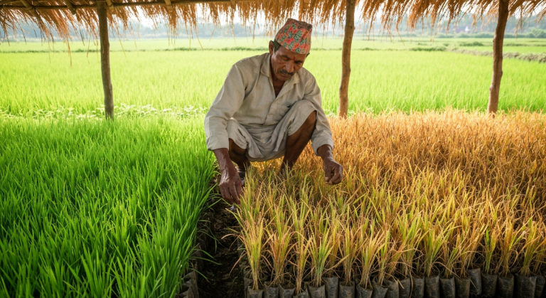 धानको बेर्नामा ढुसी