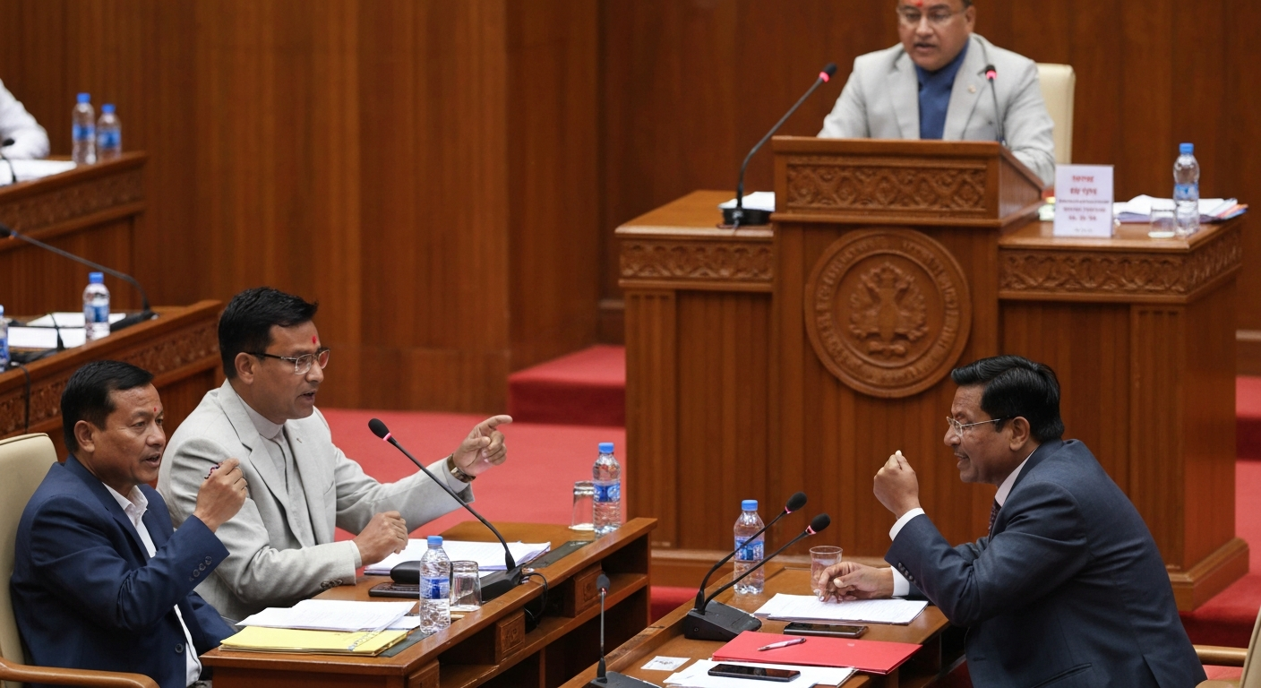 एमाले सदन अवरुद्ध