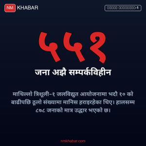माथिल्लो त्रिशूली-१ बाढी