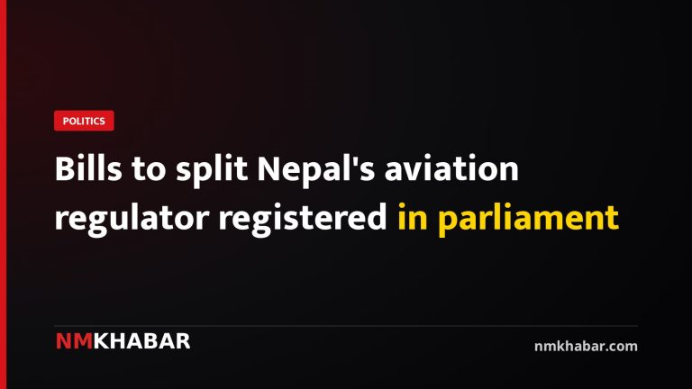 Bills to split Nepal's aviation regulator registered in parliament