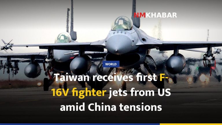Taiwan receives first F-16V fighter jets from US amid China tensions