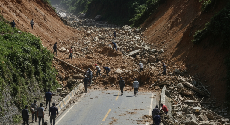 बीपी राजमार्ग अवरुद्ध