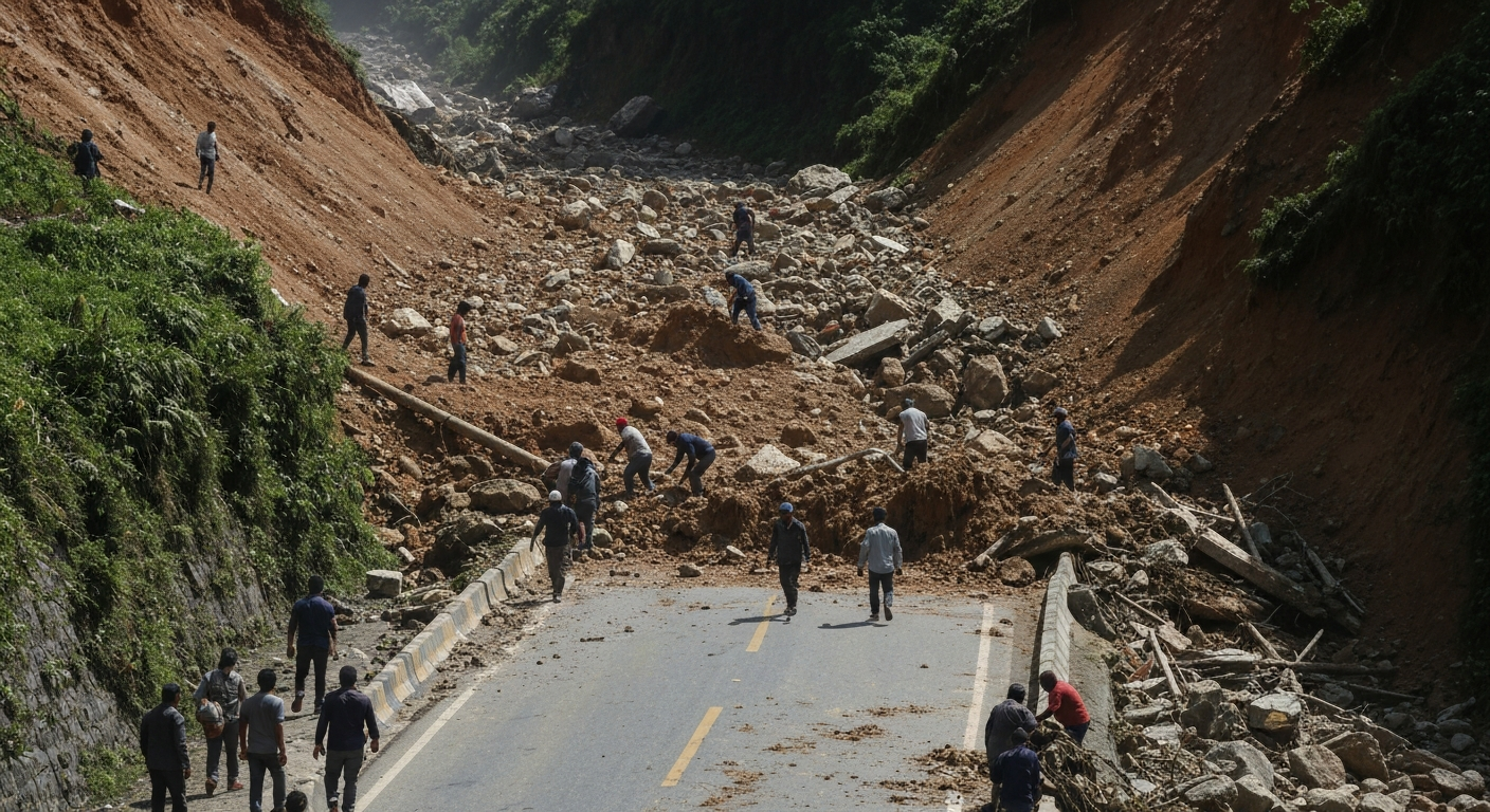 बीपी राजमार्ग अवरुद्ध