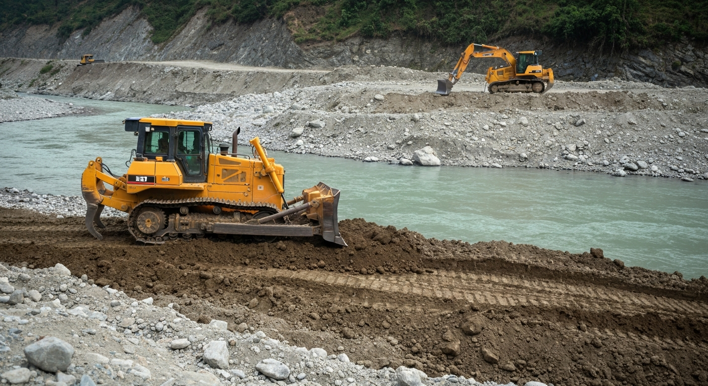 मनहरा नदी किनार