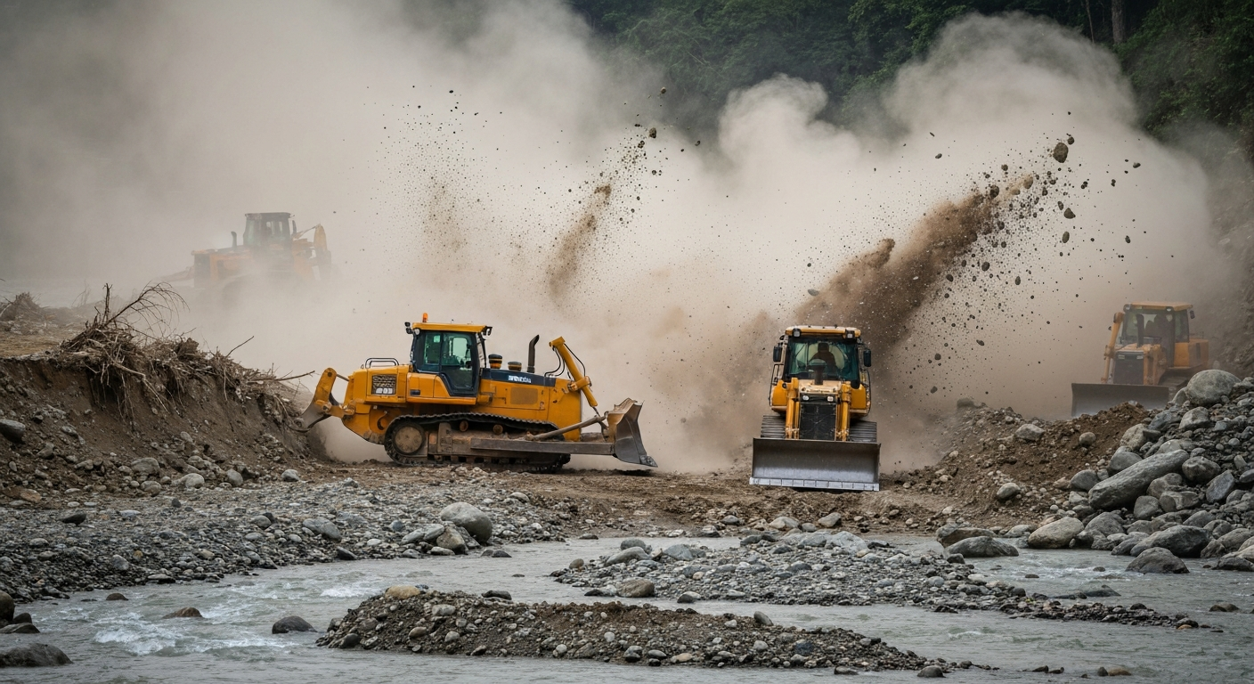 मनोहरा नदी किनार