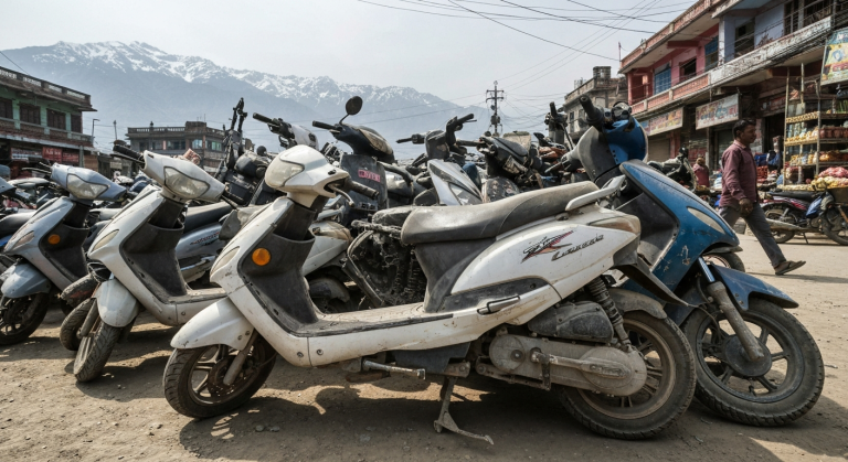 इलेक्ट्रिक स्कुटर बरामद