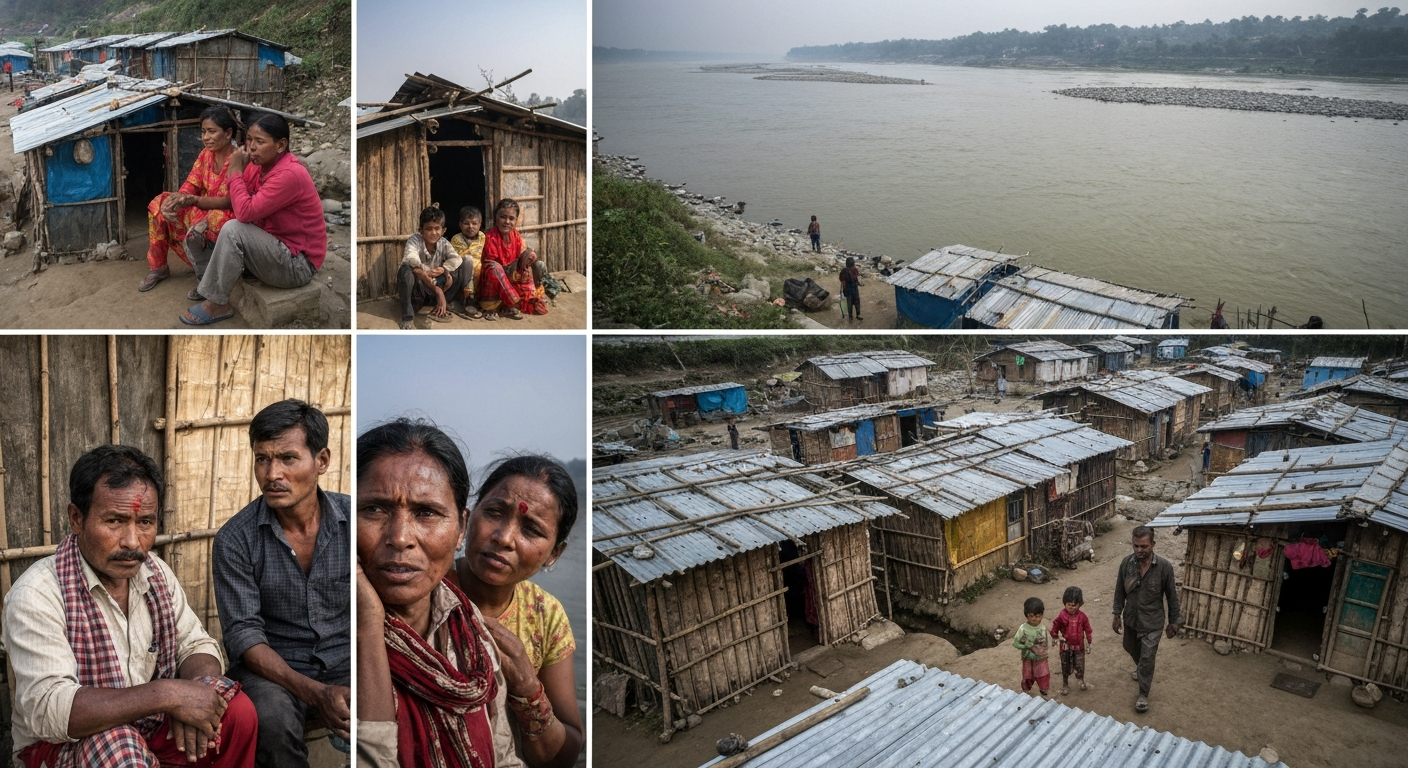 नदी किनारका बस्ती