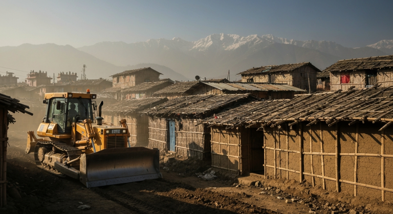 सुकुम्बासी बस्ती हटाउने