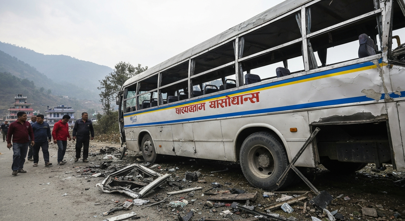 तनहुँ बस दुर्घटना