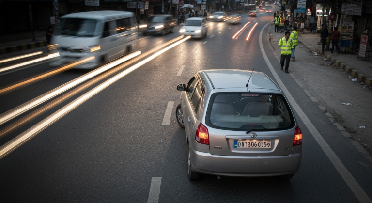 ट्राफिक नियम उल्लंघन