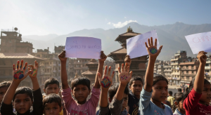 बालबालिकालाई जुलुसमा प्रयोग