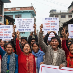 भूमिहीन सुकुम्बासी प्रदर्शन