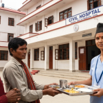 सिभिल अस्पताल निःशुल्क खाना