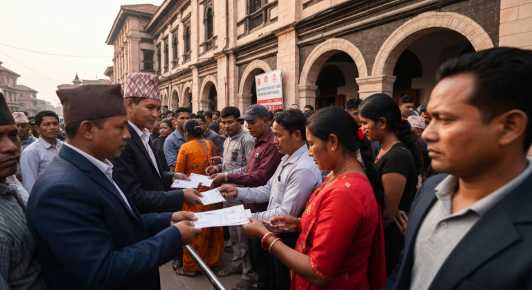 ट्याक्सी दर्ता खुलाउने