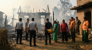 देशभर आगलागी, धनमाल नष्ट