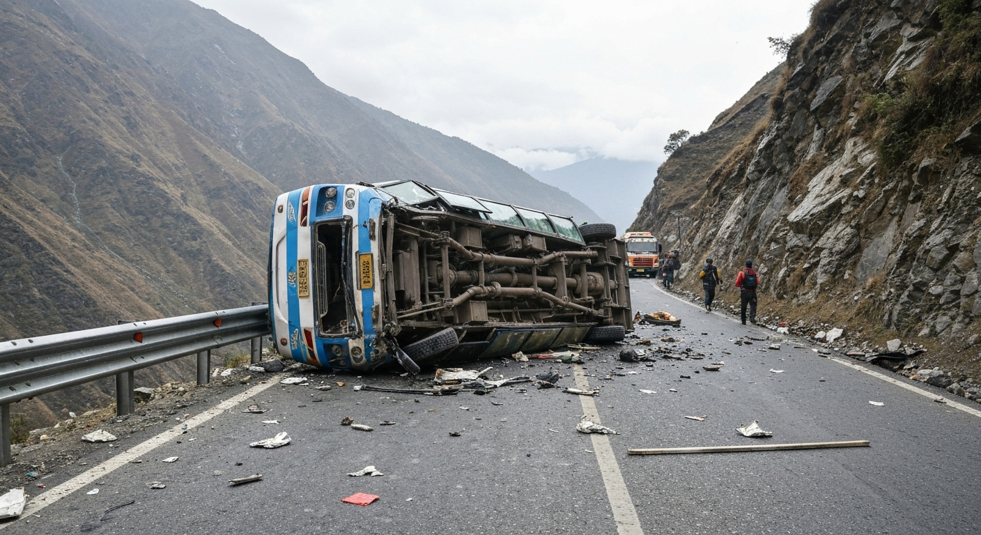 रोल्पा बस दुर्घटना