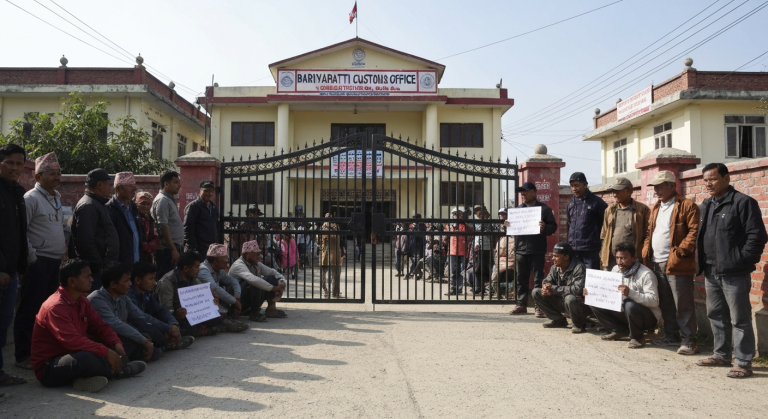 बरियारपट्टी भन्सार बन्द