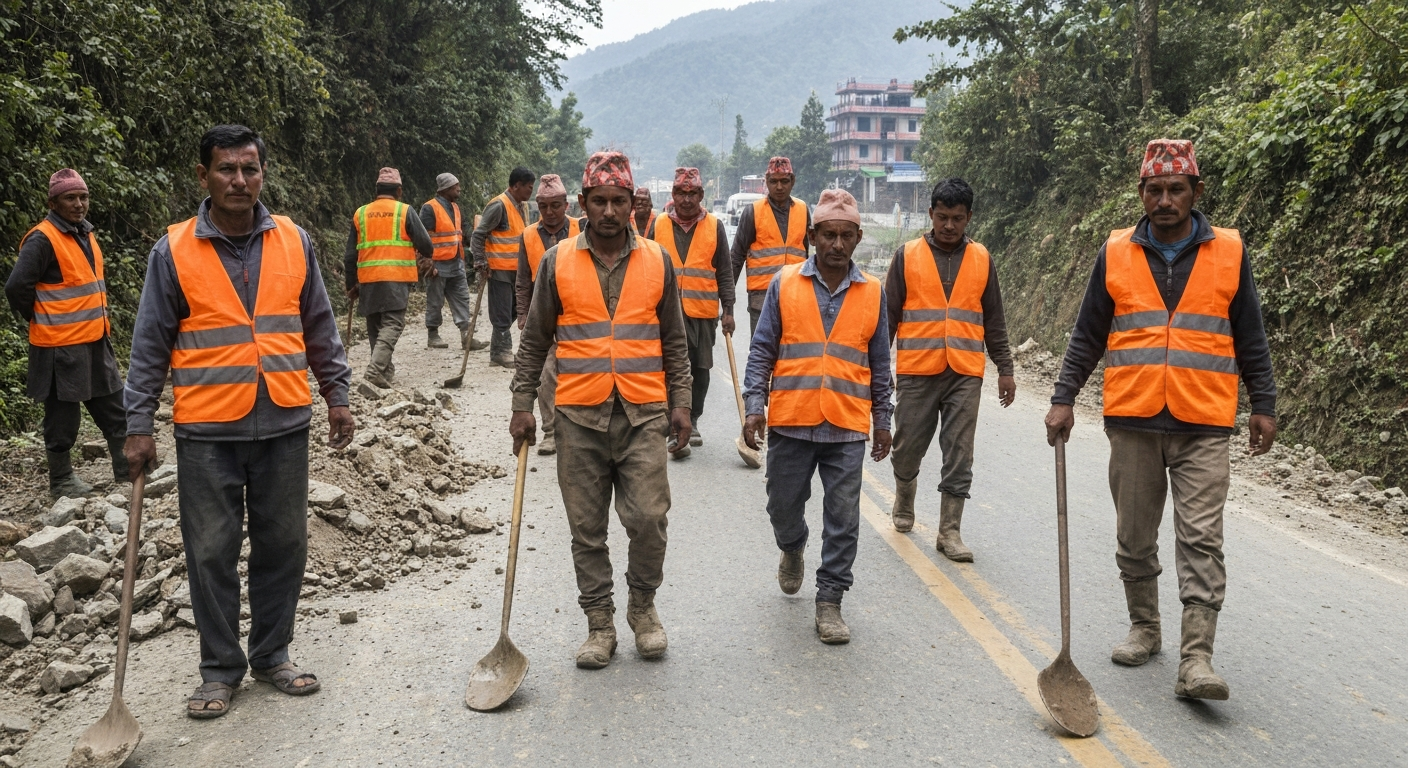 सडक अवरुद्ध