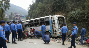 काभ्रे बस दुर्घटना