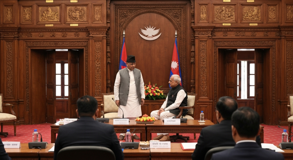 रवि लामिछाने मोदी भेट