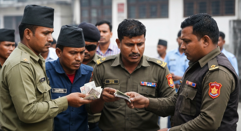 विमानस्थल कर्मचारी विदेशी मुद्रा