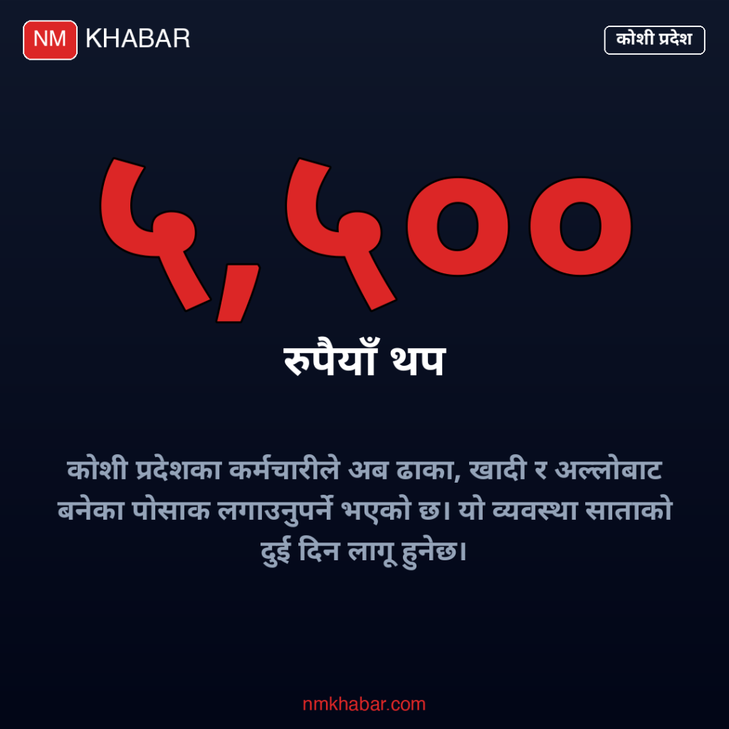 कोशी प्रदेश कर्मचारी पोसाक
