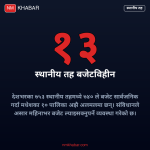 स्थानीय तह बजेट