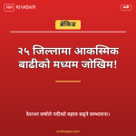 आकस्मिक बाढी जोखिम