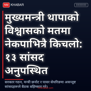 मुख्यमन्त्री थापा विश्वासको मत