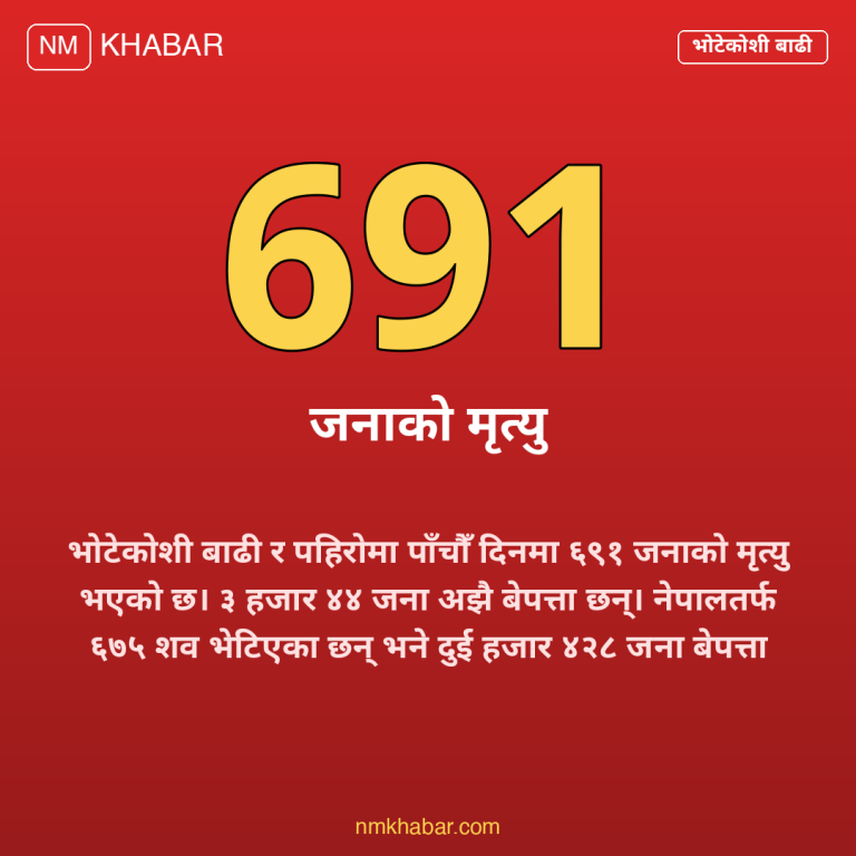 भोटेकोशी बाढी मृतक