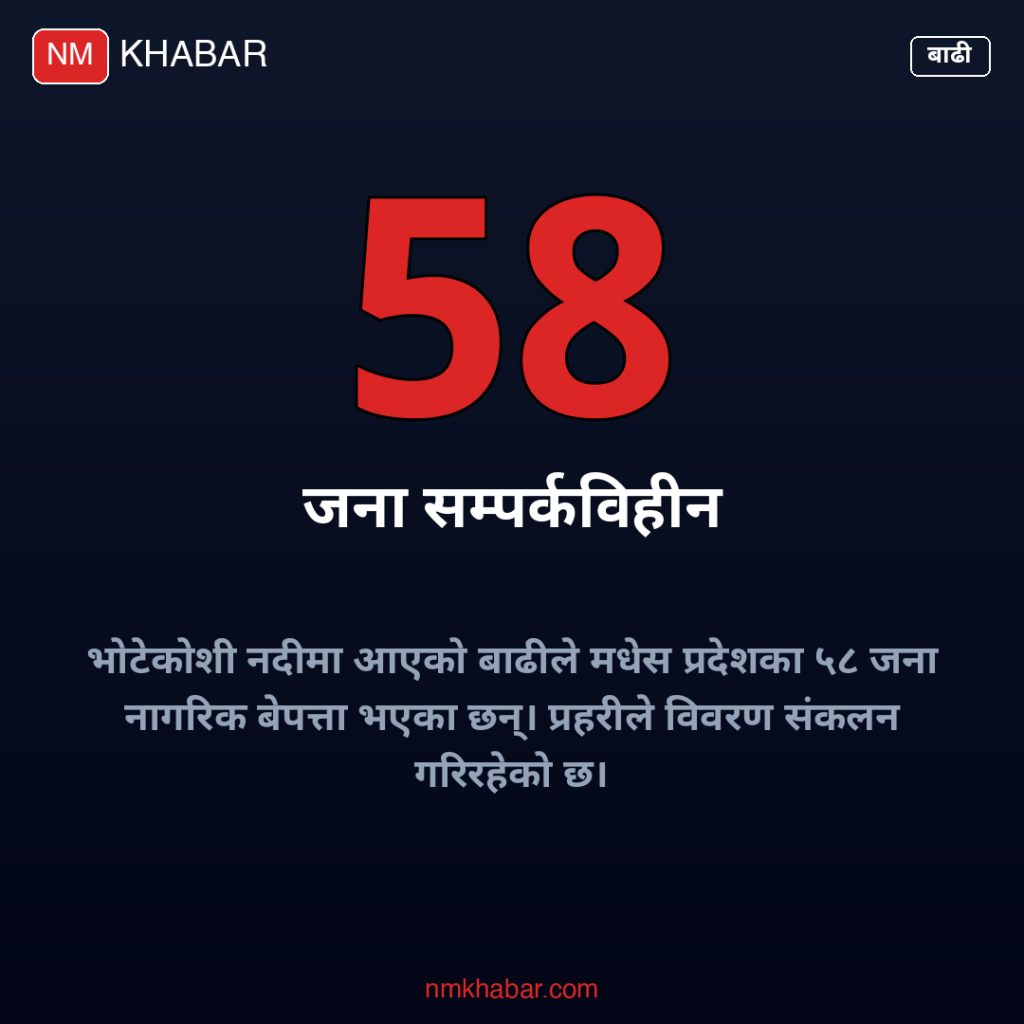 भोटेकोशी बाढी मधेस