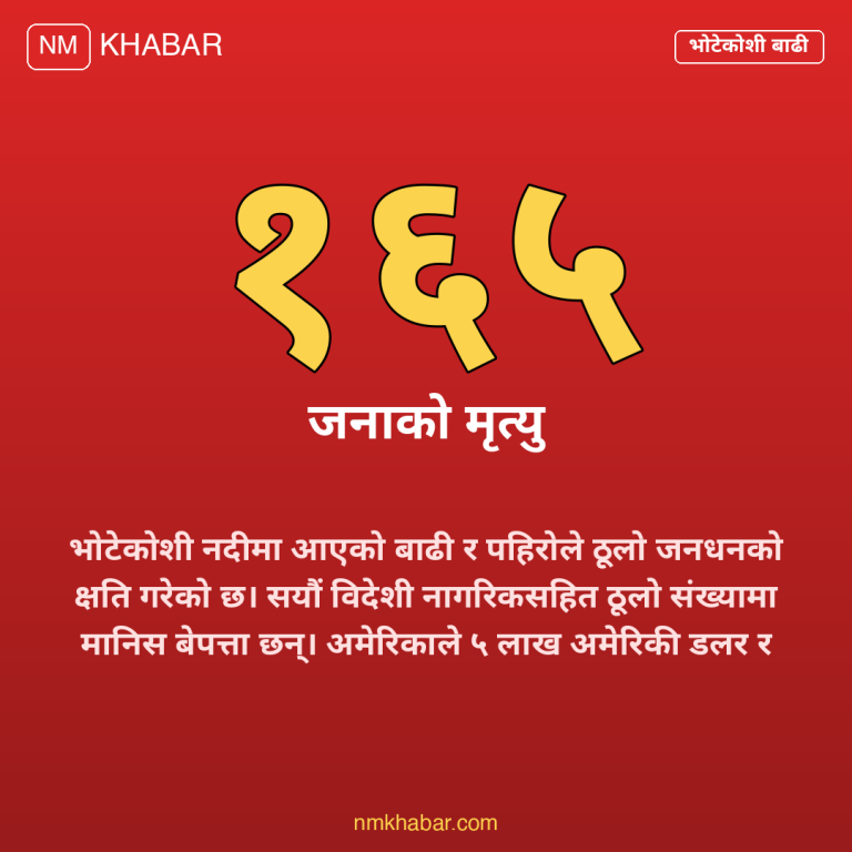 भोटेकोशी बाढी सहयोग