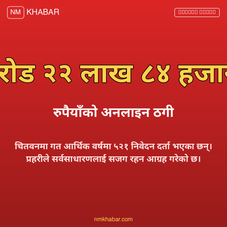 अनलाइन ठगी चितवन