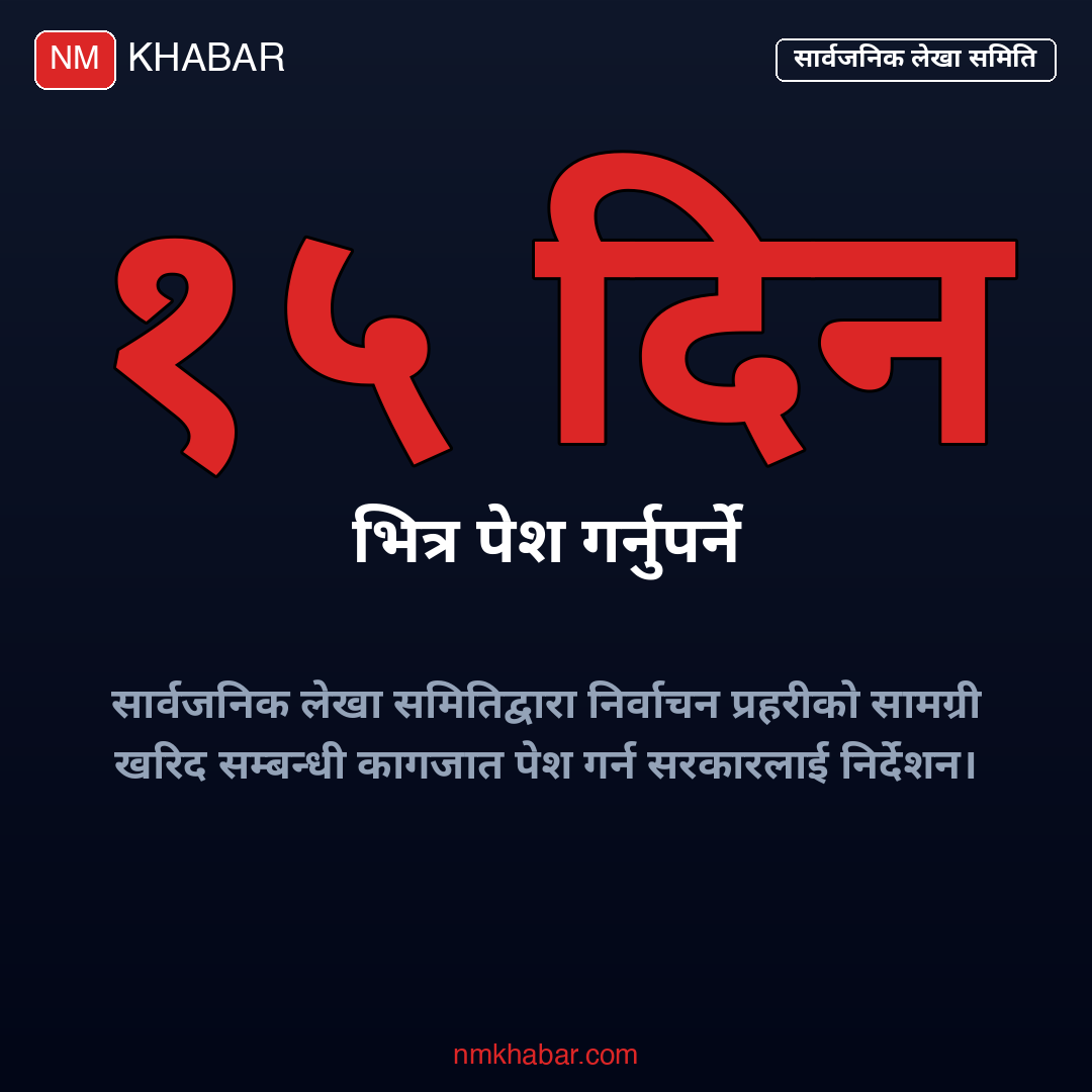 निर्वाचन प्रहरी खरिद
