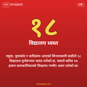 बाढीबाट प्रभावित बालबालिका