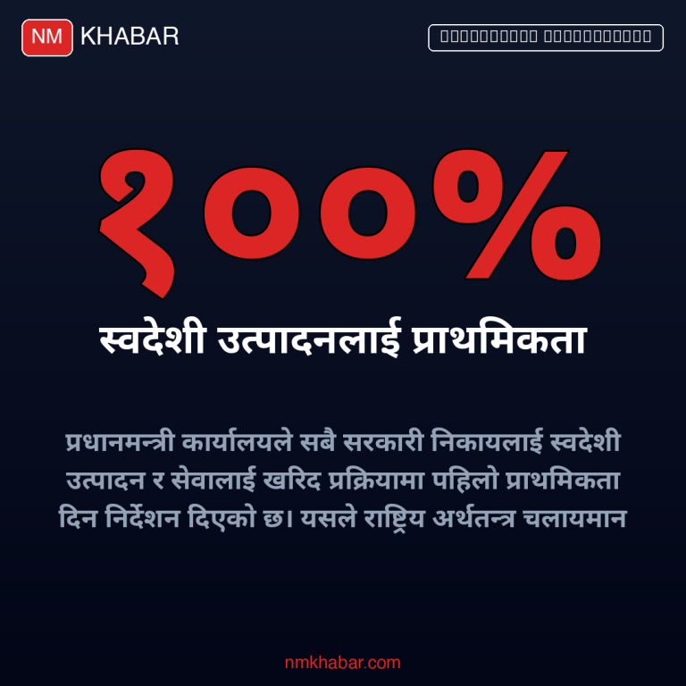 सरकारी खरिद स्वदेशी उत्पादन