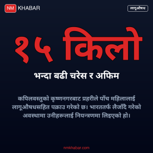 लागुऔषध बरामद कपिलवस्तु