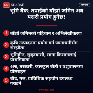 भूमि बैंक स्थापना