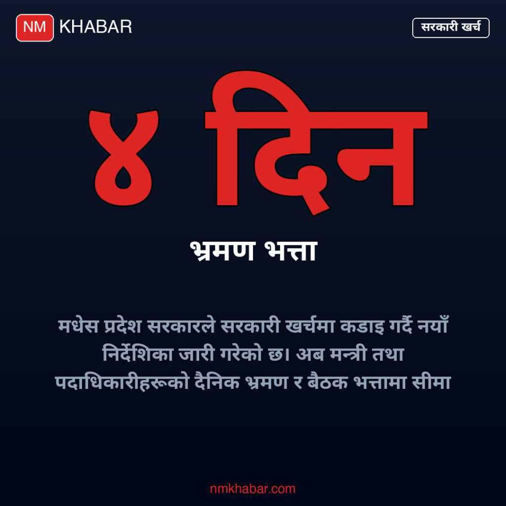 मधेस प्रदेश खर्च निर्देशिका