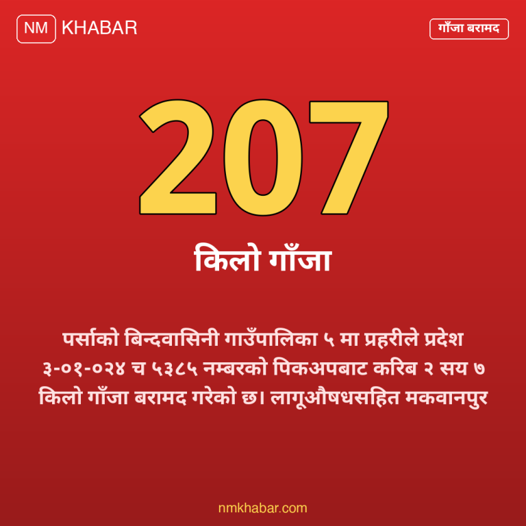 पर्सामा गाँजा बरामद