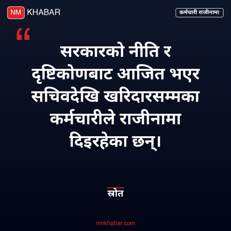 कर्मचारी राजीनामा