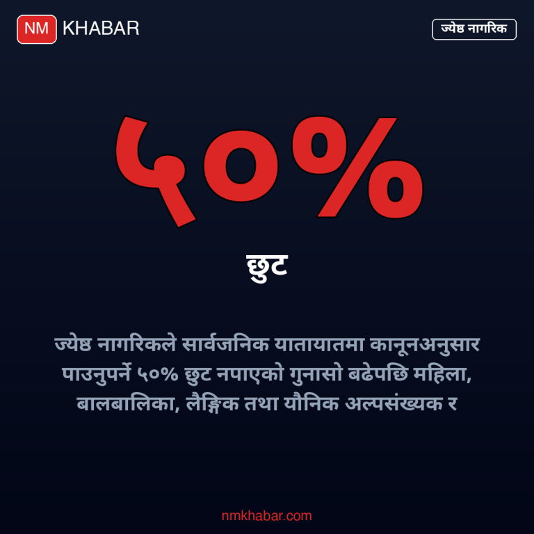 ज्येष्ठ नागरिक छुट