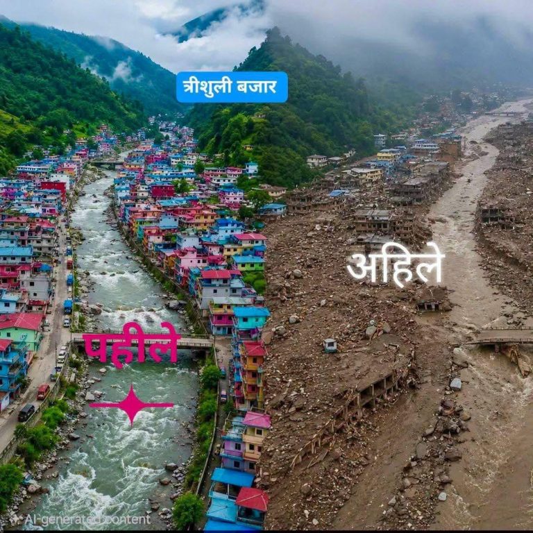 त्रिशूली बजार बाढी