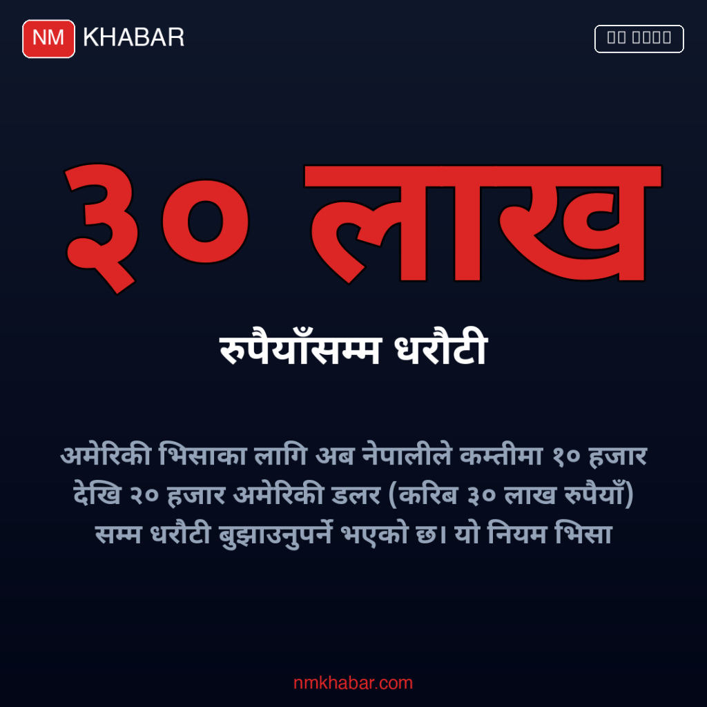 अमेरिकी भिसा धरौटी