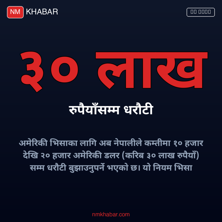 अमेरिकी भिसा धरौटी