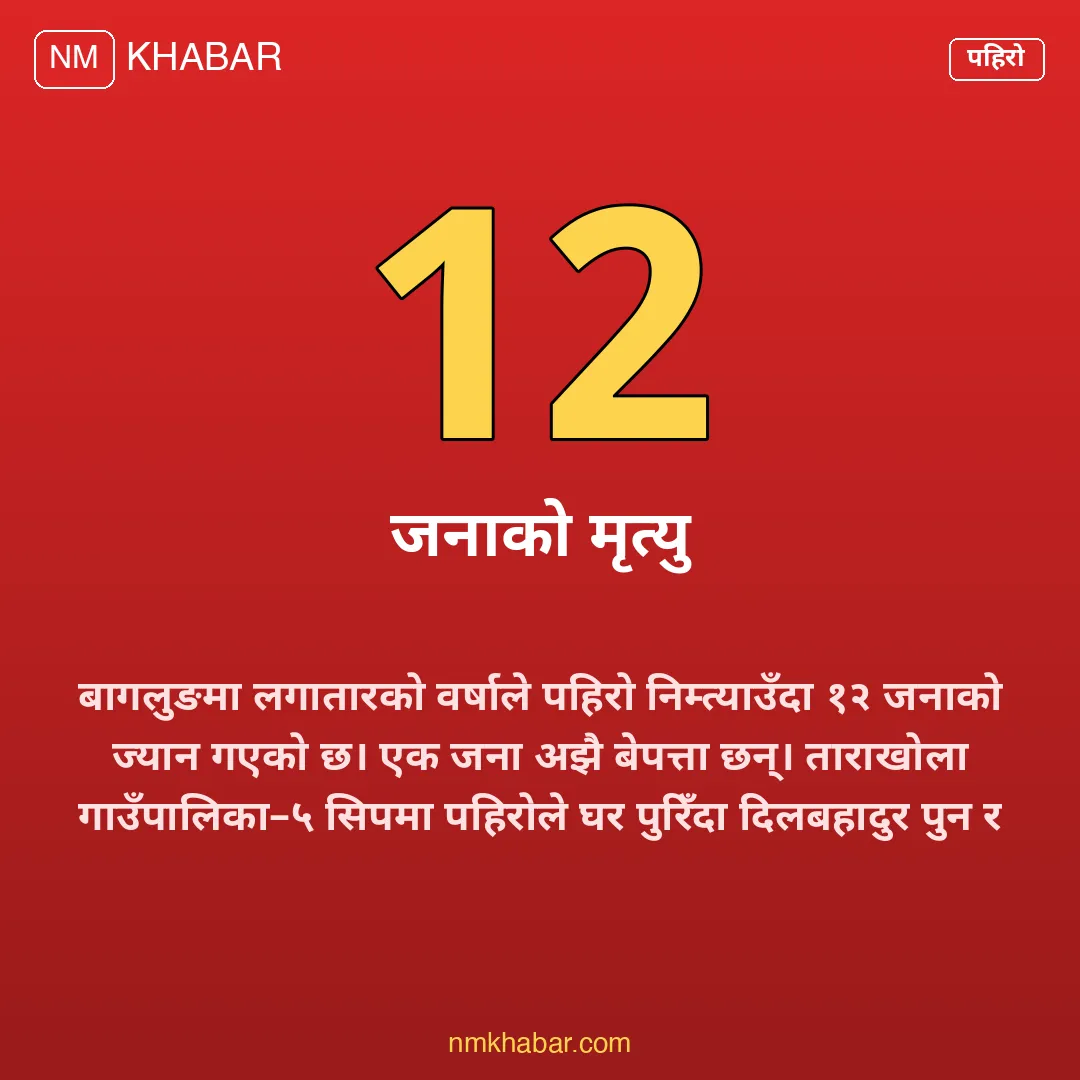 बागलुङ पहिरो