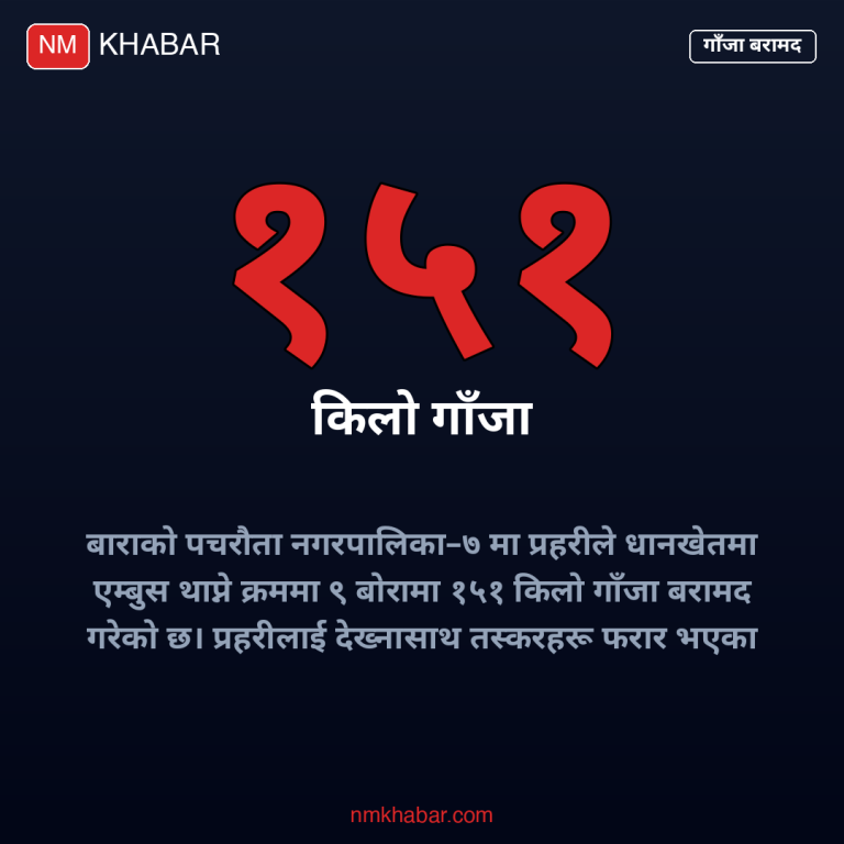 बारामा गाँजा बरामद