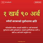 भोटेकोशी बाढी क्षति