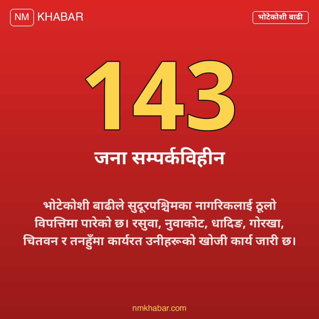 भोटेकोशी बाढी सुदूरपश्चिम