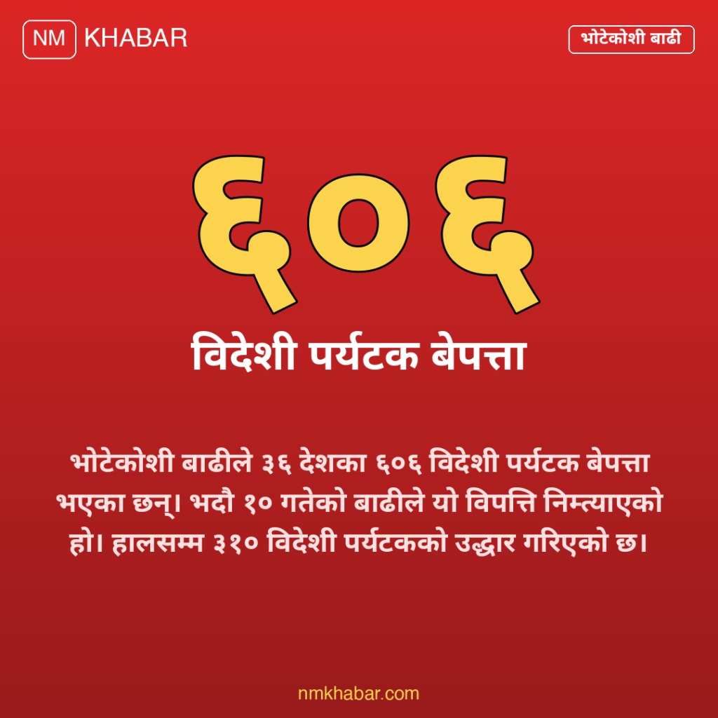 भोटेकोशी बाढी